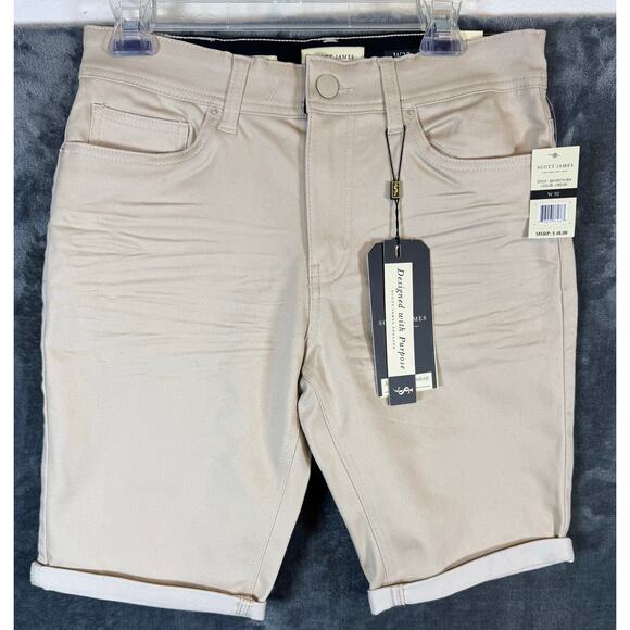 Scott James Other - NWT Scott James Cream Chino Shorts Men's size 32